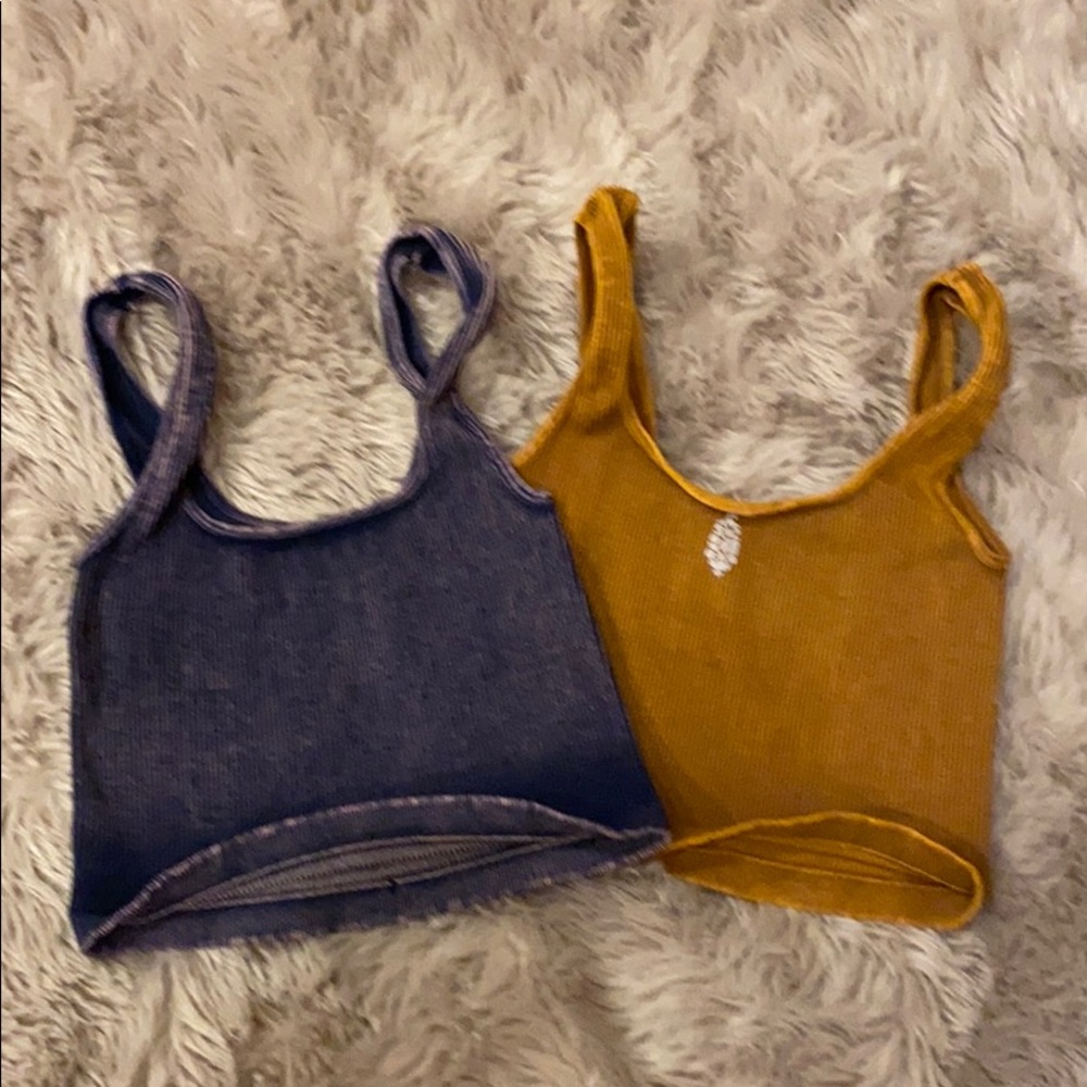 🌺free people happiness run square neck crop